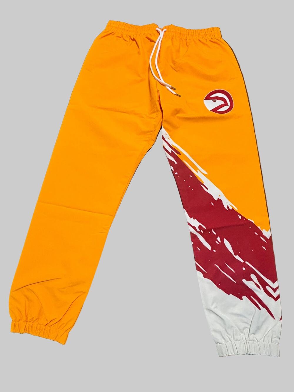 Atlanta Hawks Mitchell & Ness Hardwood Classic Sweat Pants Mens Large L New NWOT